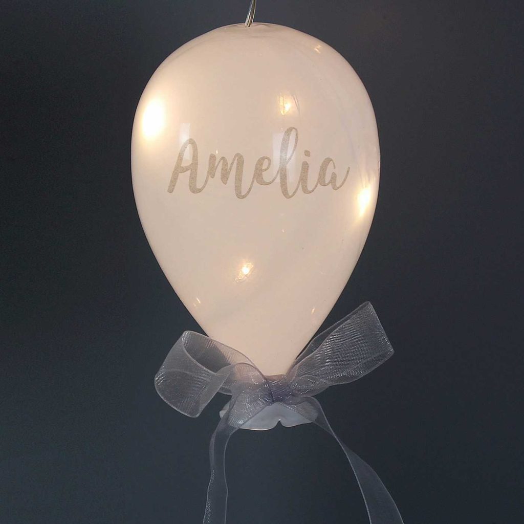 Message LED Glass Balloon