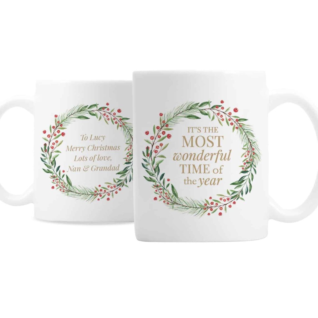 Wonderful Time of The Year' Christmas Mug