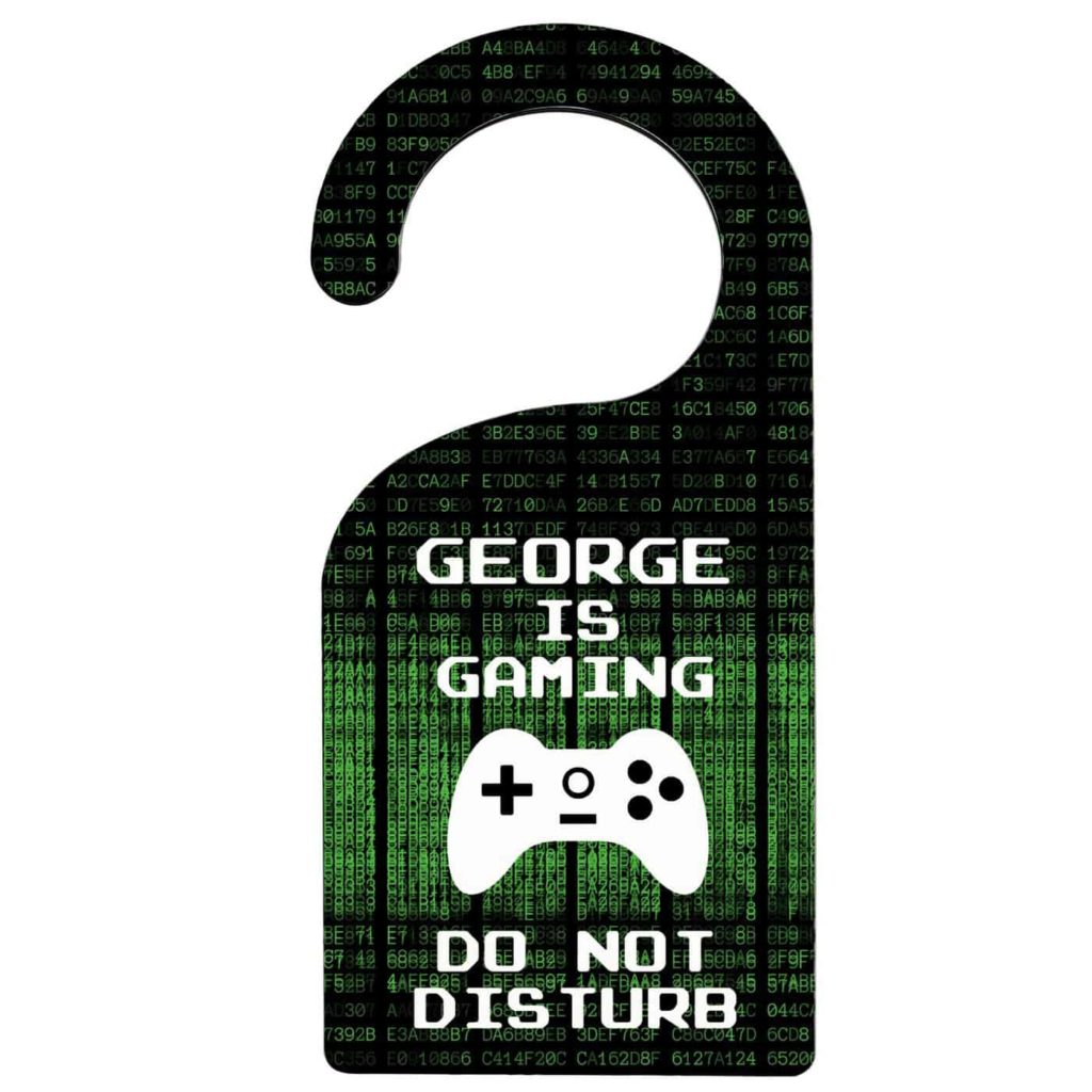 Gaming Door Hanger