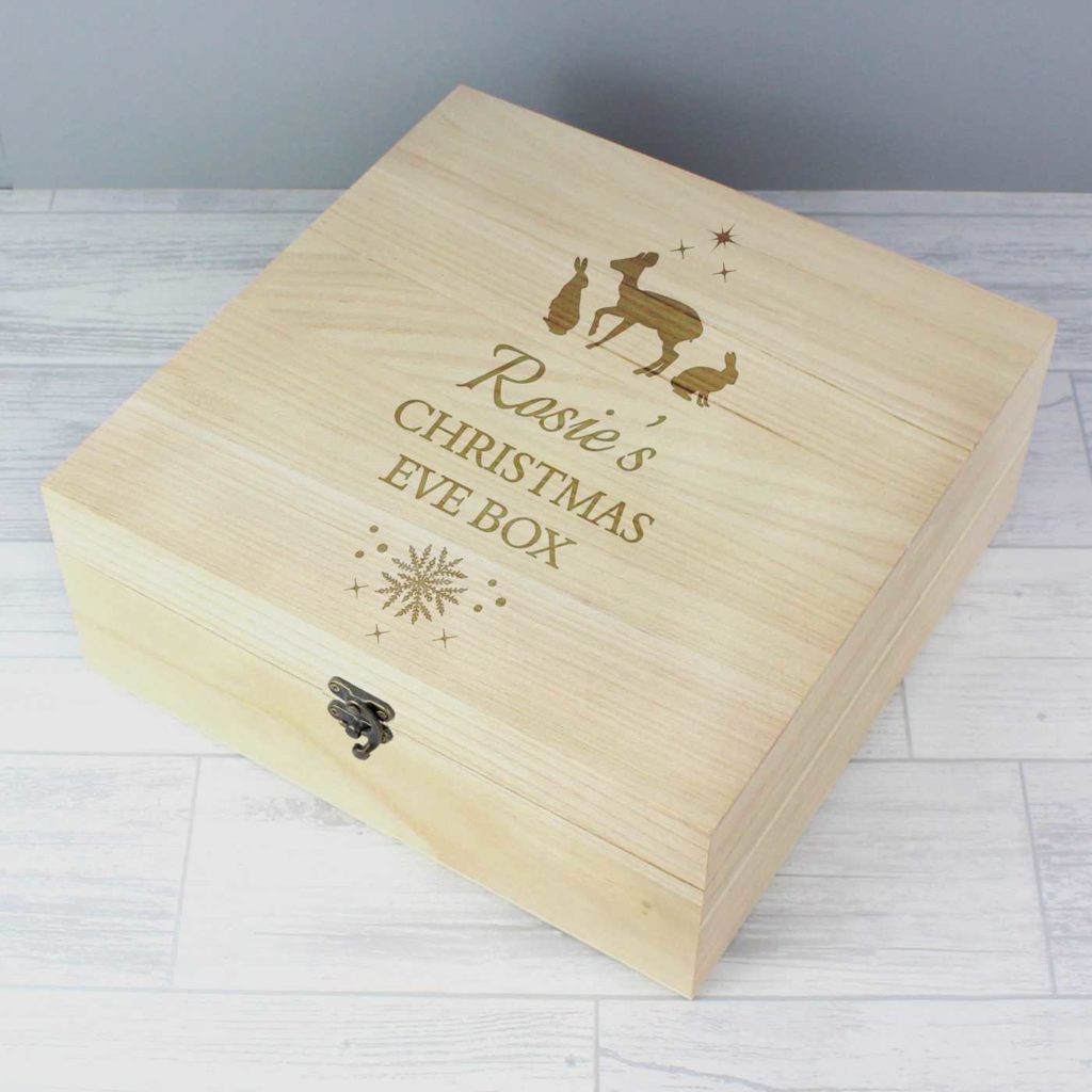 Christmas Large Wooden Keepsake Box