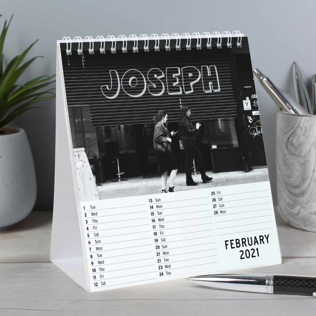 Personalised New York Desk Calendar