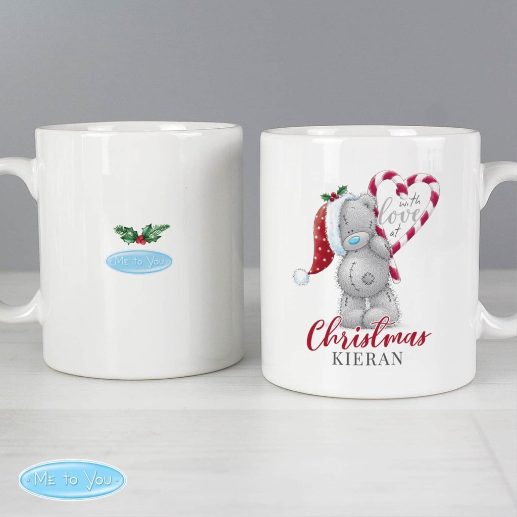 Personalised Me To You 'With Love At Christmas' Couples Mug Set