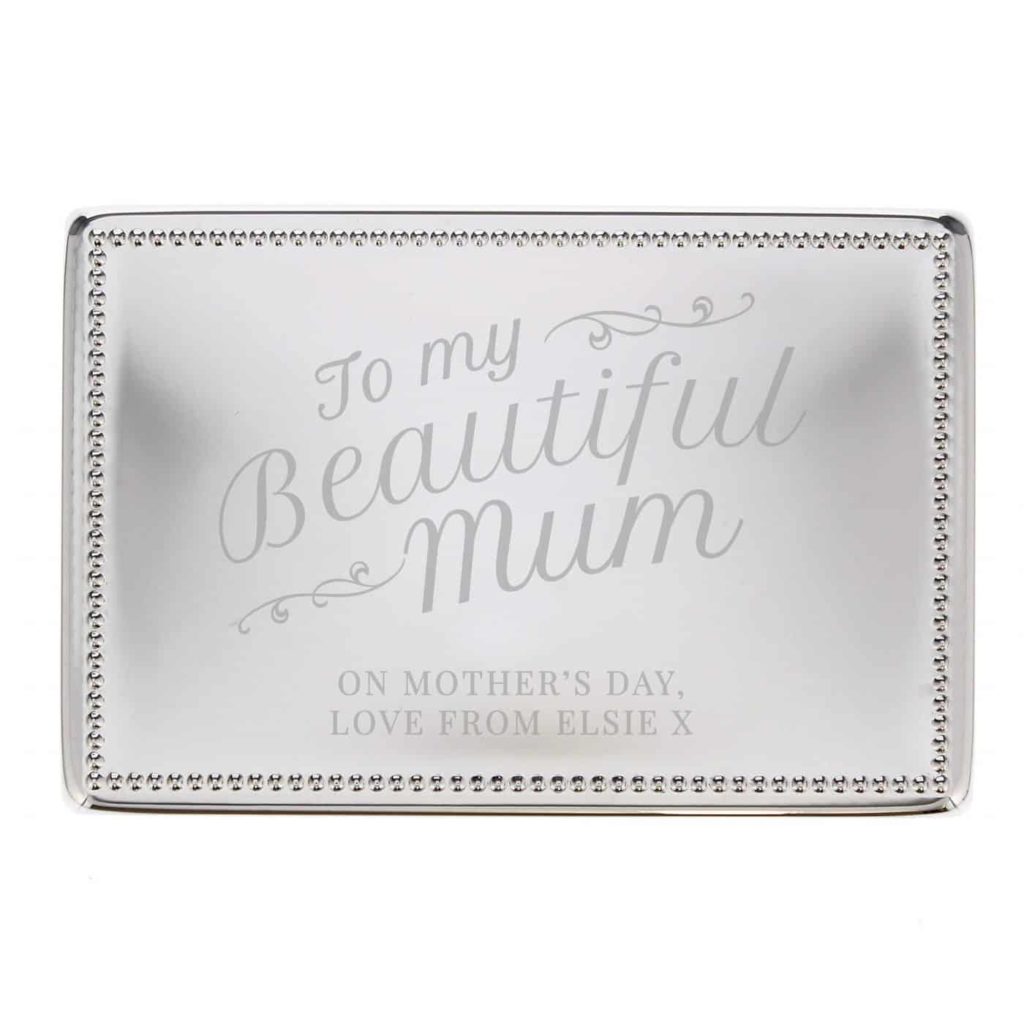 Beautiful Mum Rectangular Jewellery Box