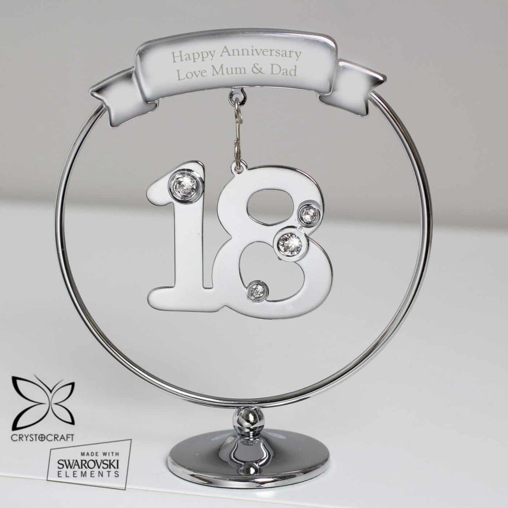 Crystocraft 18th Celebration Ornament