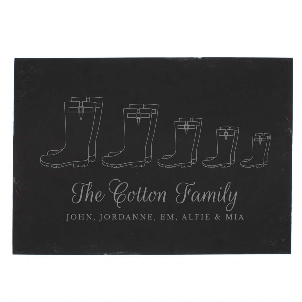 Welly Boot Family of Five Slate