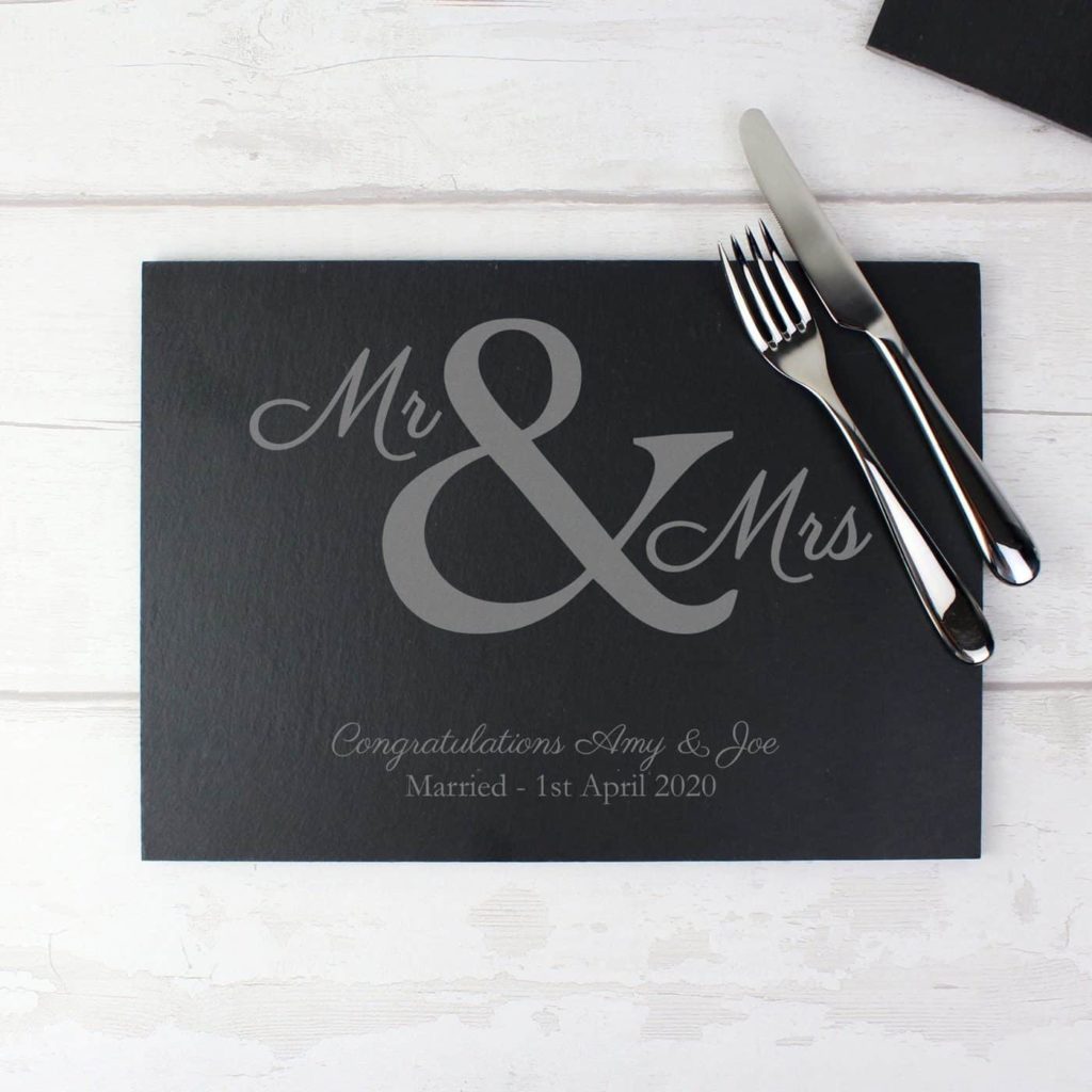 Mr & Mrs Slate Placemat