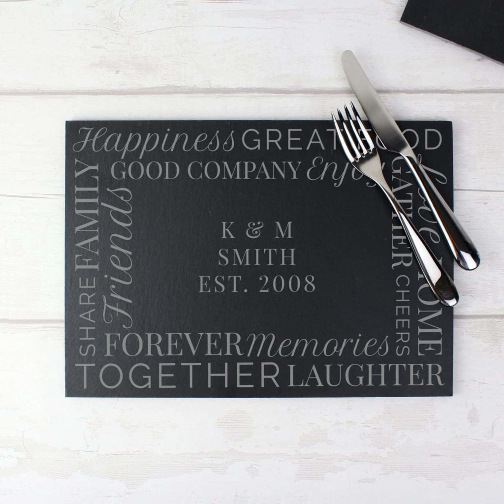 Together' Slate Placemat