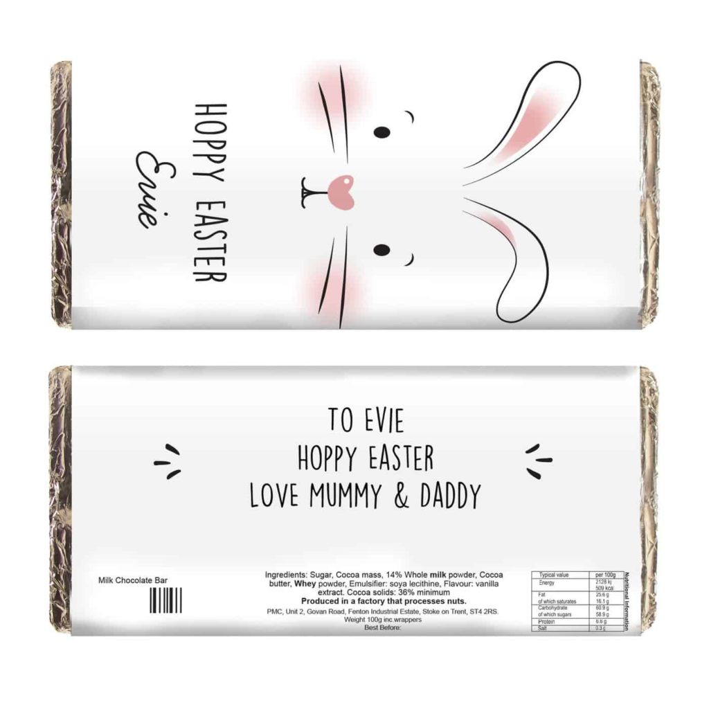 Bunny Features Milk Chocolate Bar