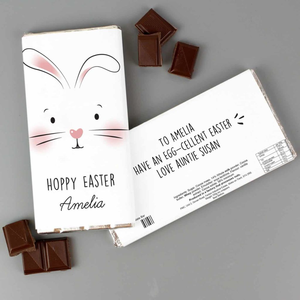 Bunny Features Milk Chocolate Bar