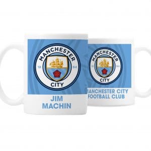 Manchester City FC Bold Crest Mug