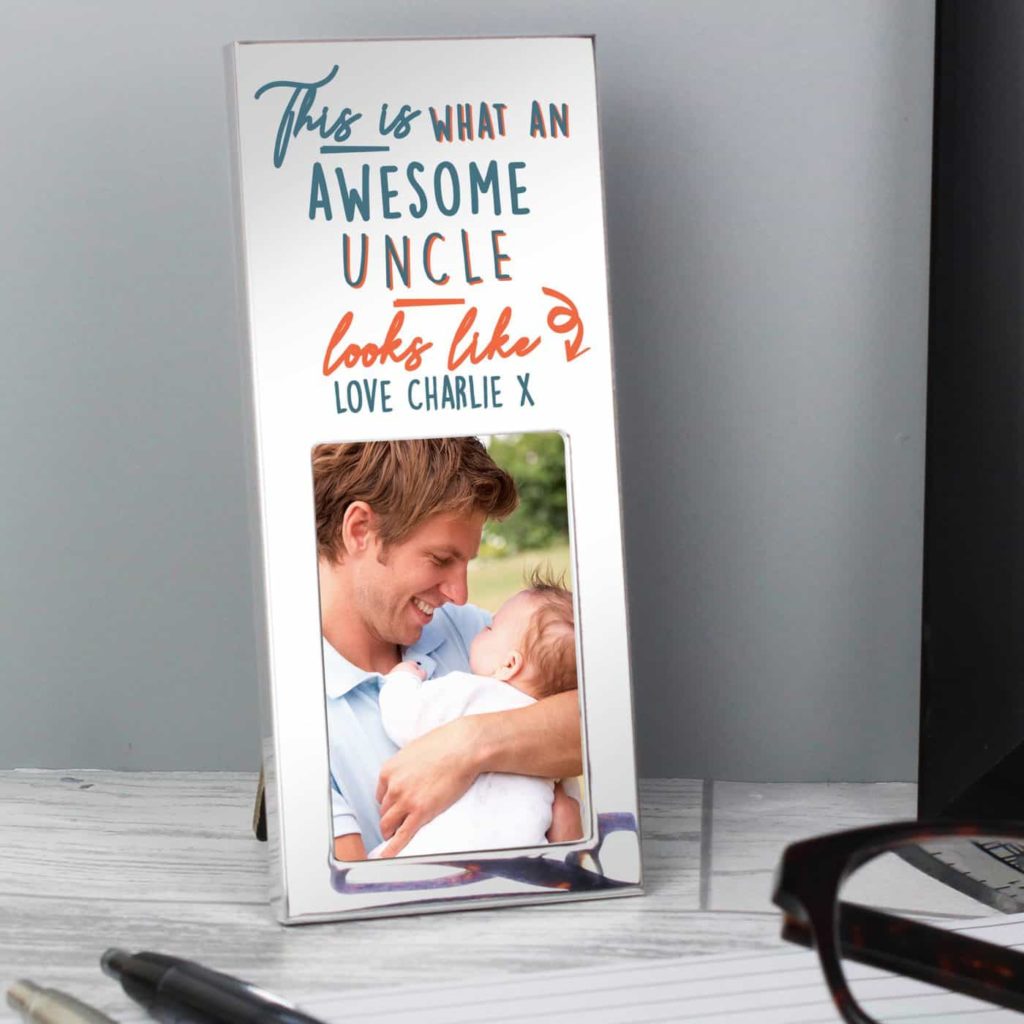 Personalised This Is What Awesome Looks Like Silver 2x3 Photo Frame