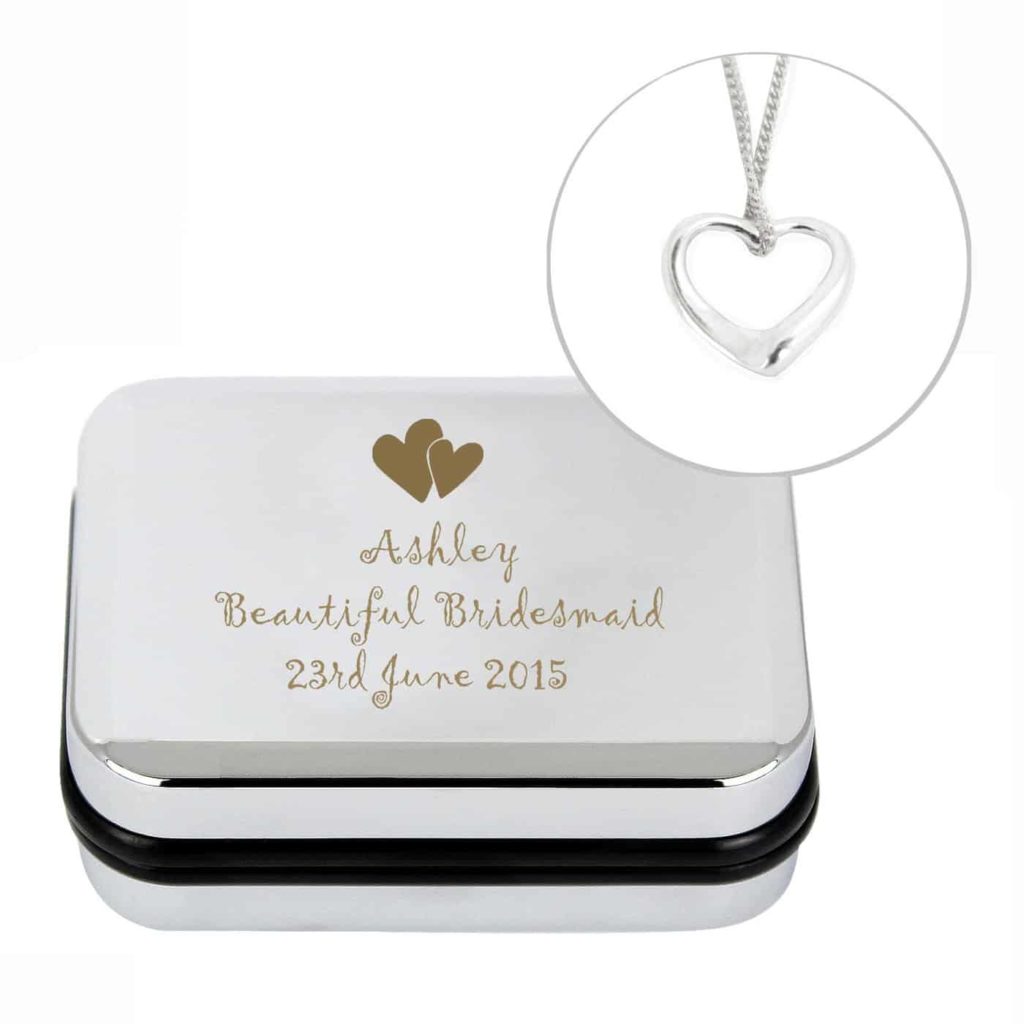 Heart Necklace and Box