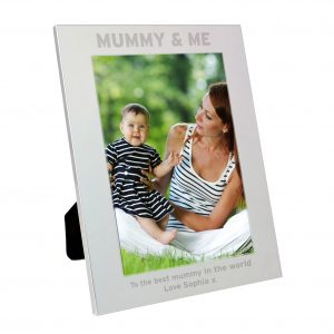 Silver 5x7 Mummy & Me Photo Frame