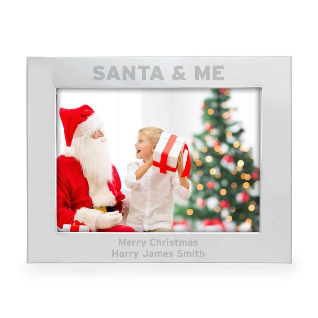 Santa & Me 5x7 Landscape Photo Frame