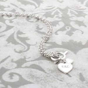 Hearts T-Bar Necklace
