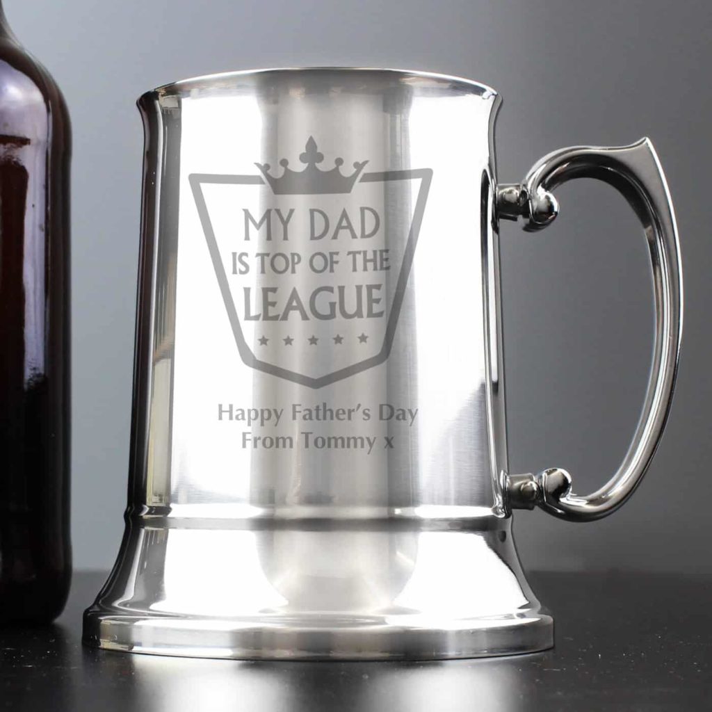Top of the League Stainless Steel Tankard