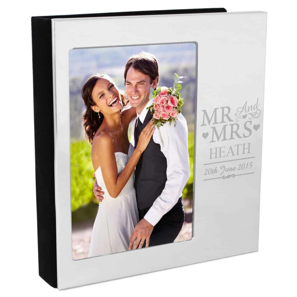 Mr & Mrs Photo Frame Album 6x4