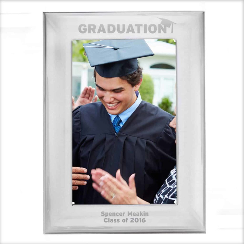Silver 4x6 Graduation Photo Frame