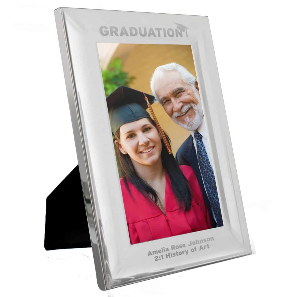 Silver 4x6 Graduation Photo Frame