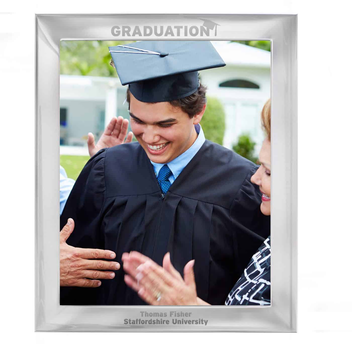Silver 10×8 Graduation Photo Frame Silver 10x8 Graduation Photo Frame