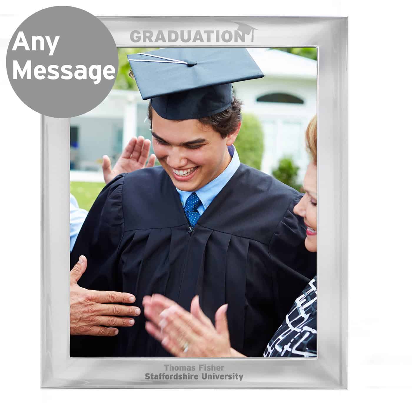 Silver 10×8 Graduation Photo Frame Silver 10x8 Graduation Photo Frame