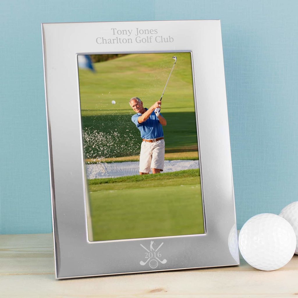 Silver Golf 6x4 Photo Frame
