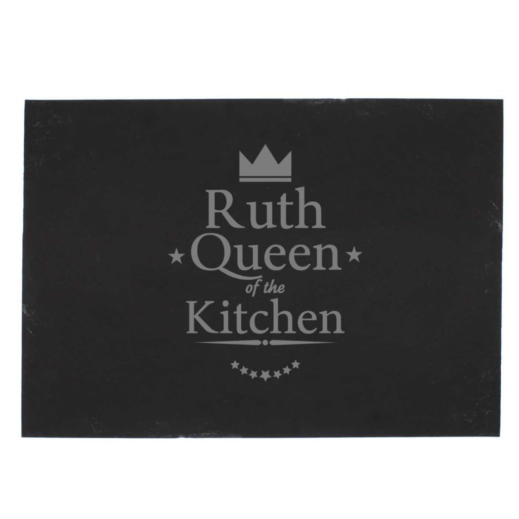 Queen of the Kitchen Slate Cheeseboard