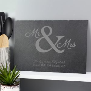 Mr & Mrs Slate Placemat