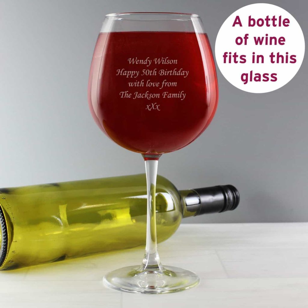 Bottle of Wine Glass