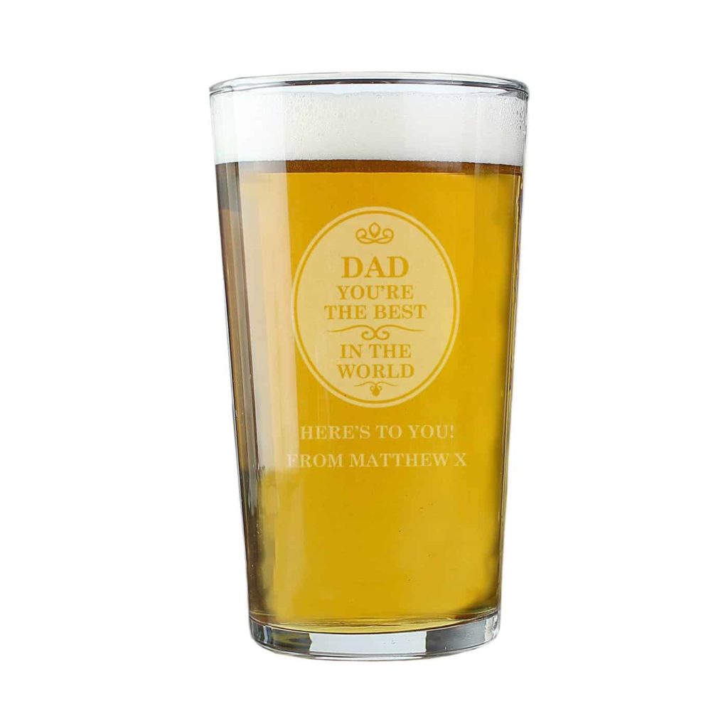 The Best in the World Pint Glass