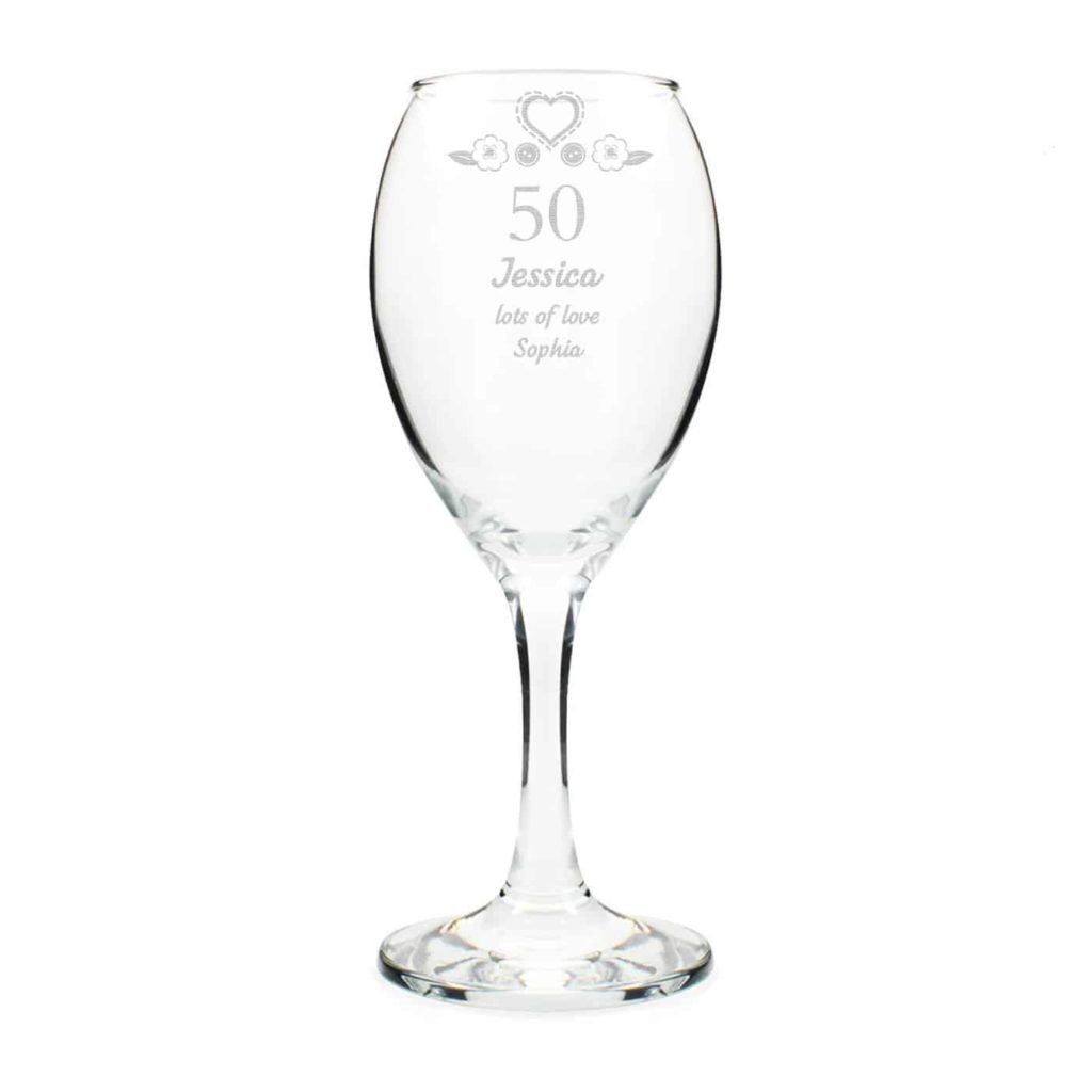 Birthday Craft Wine Glass