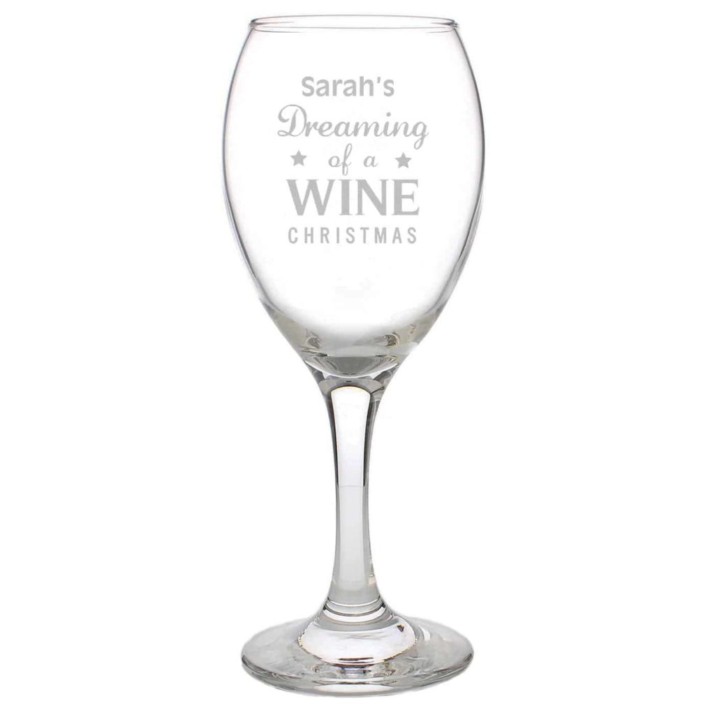 Dreaming of a Wine Christmas... Wine Glass