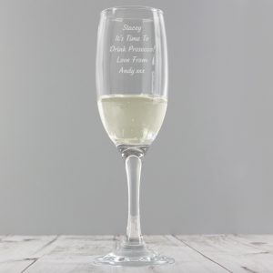 Any Message Prosecco Flute