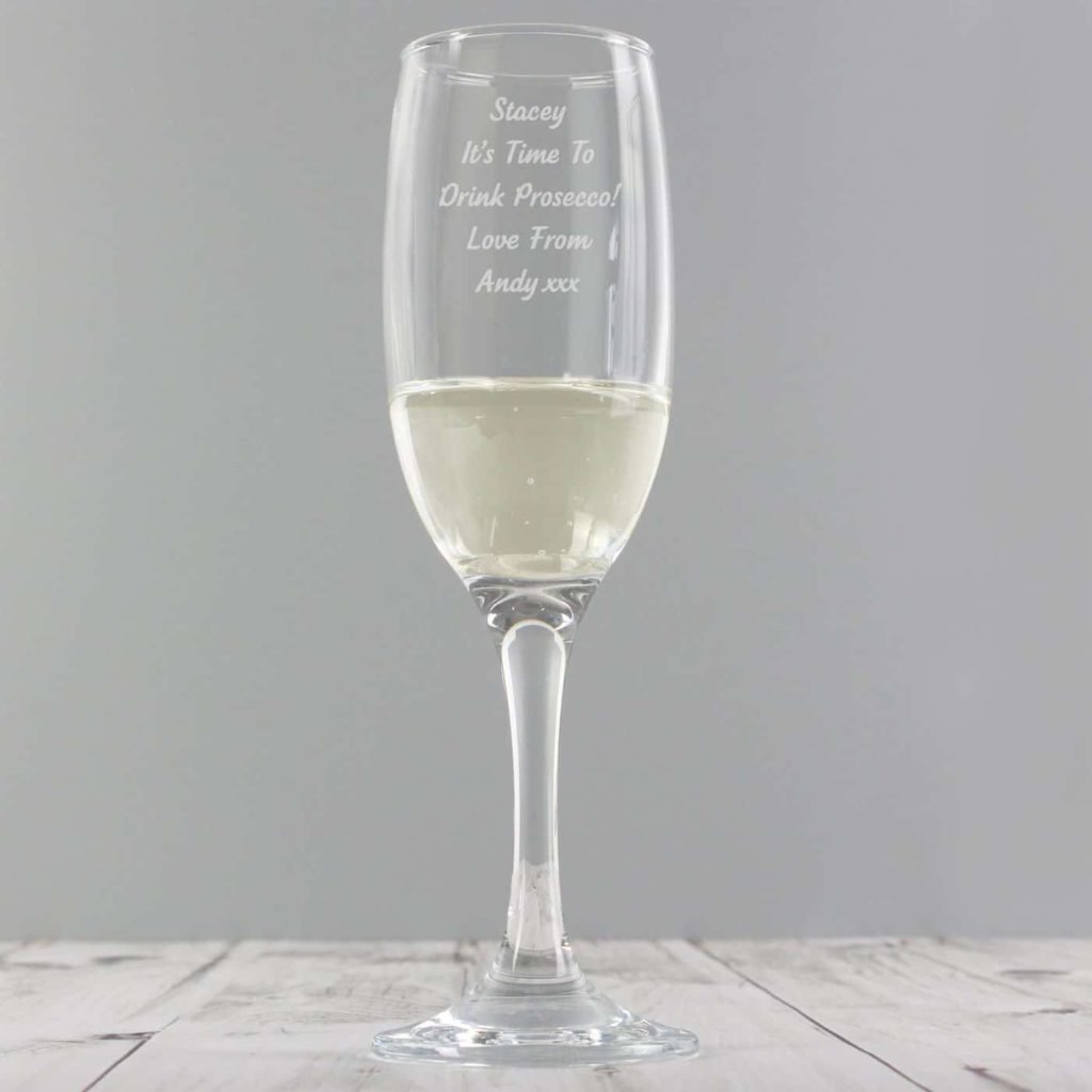 Any Message Prosecco Flute