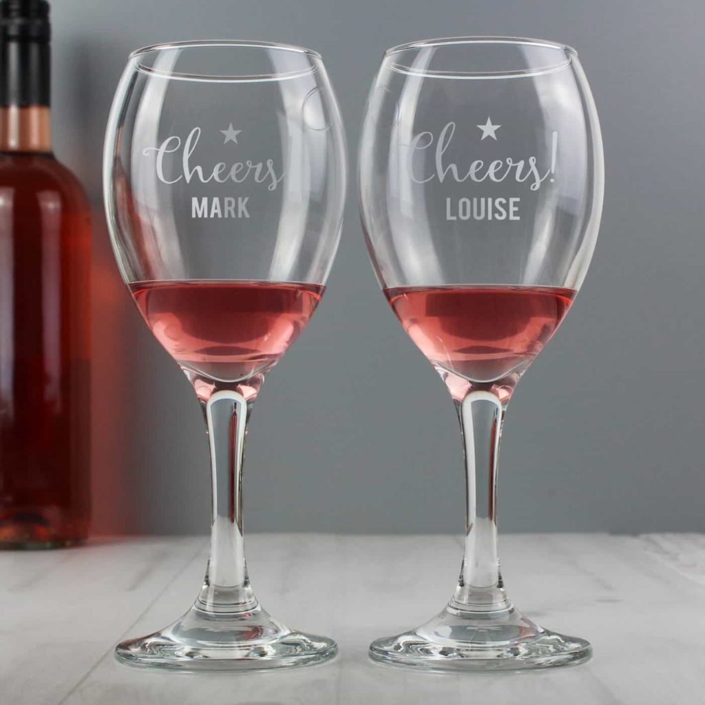 Cheers Wine Glass Set