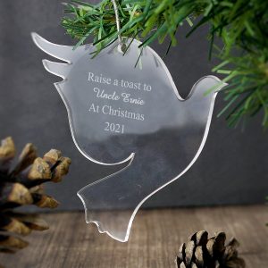 Acrylic Dove Decoration