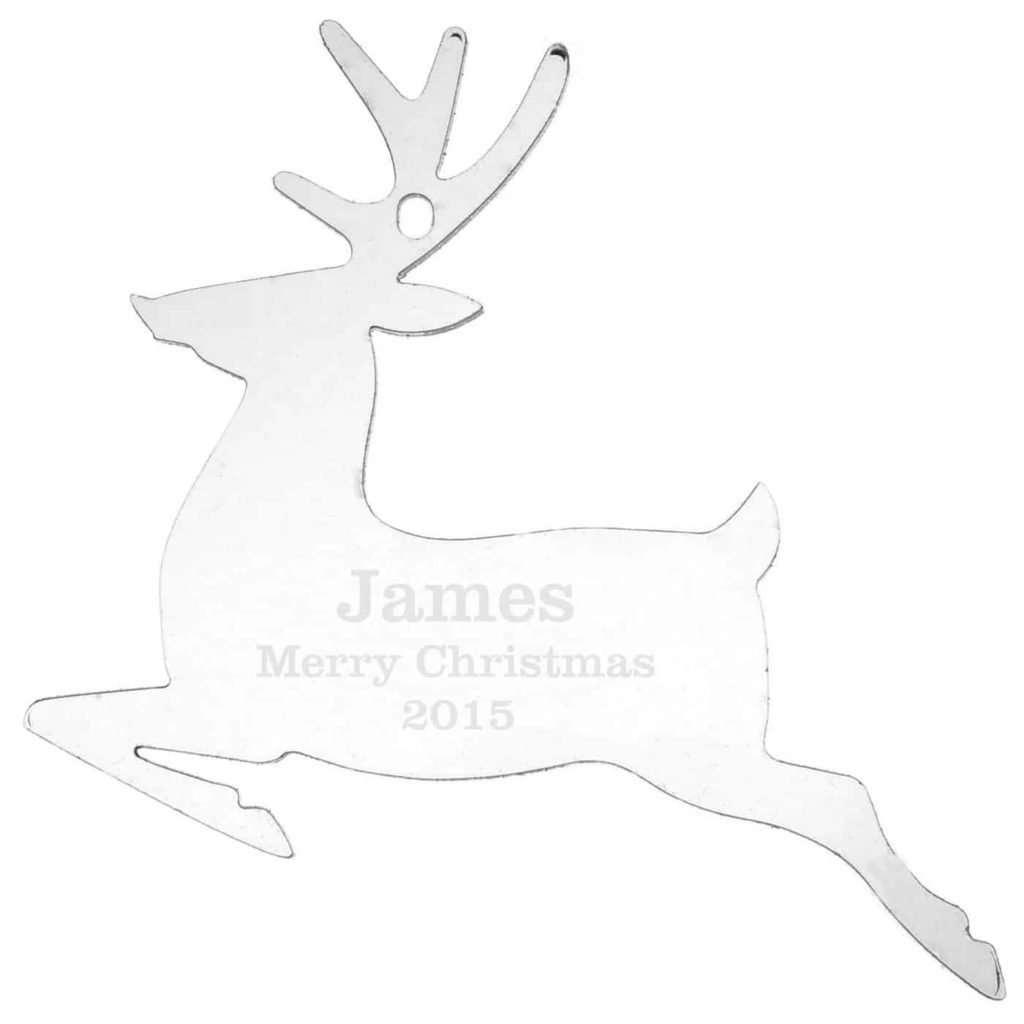 Acrylic Reindeer Decoration