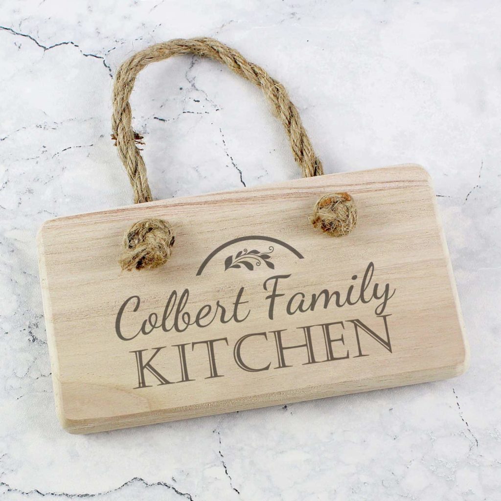 Kitchen Wooden Sign
