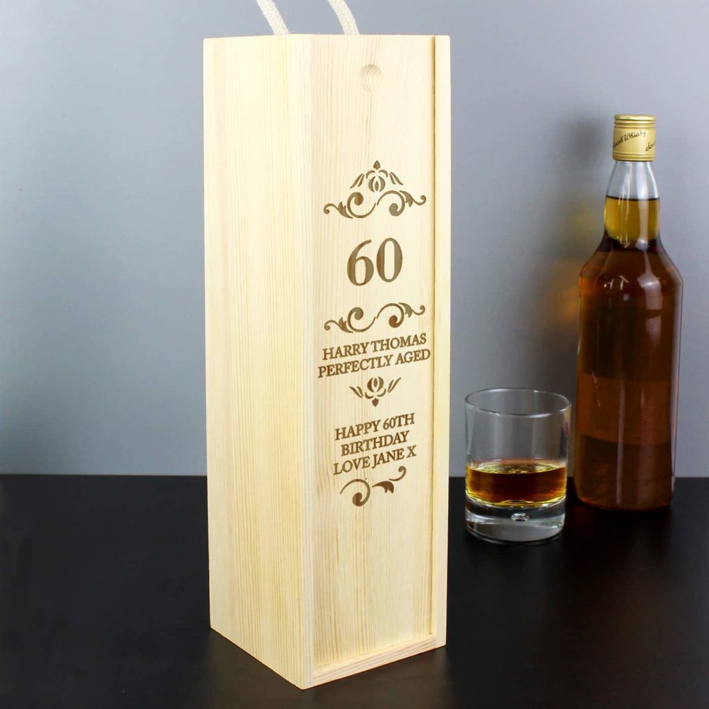Elegant Number Bottle Presentation Box