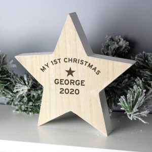 Rustic Wooden Star Decoration