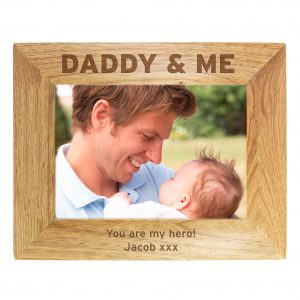 Daddy & Me 5x7 Wooden Photo Frame