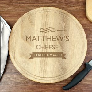 Perfectly Aged Round Chopping Board