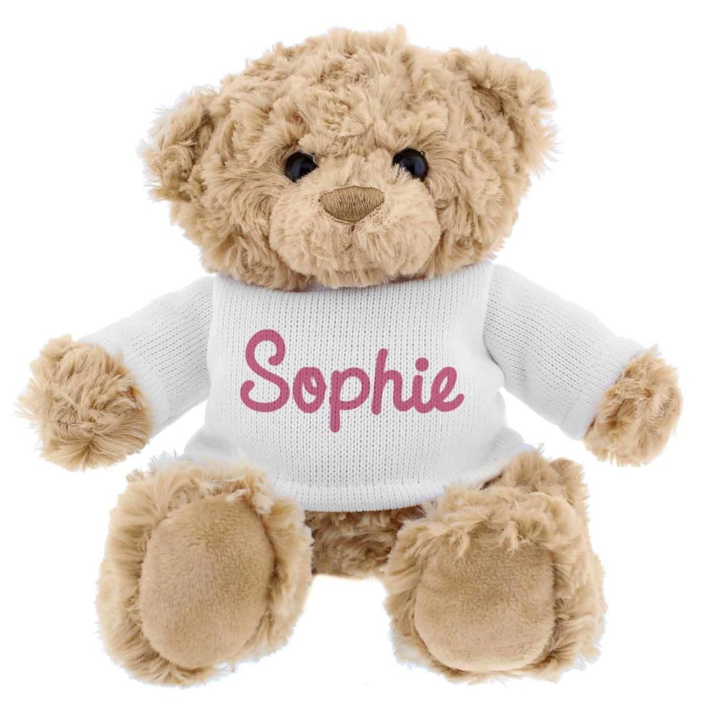 Pink Name Only Teddy Bear