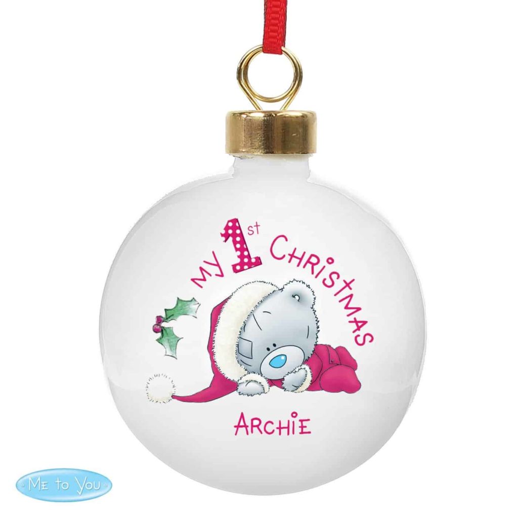 Me To You My 1st Christmas Bauble