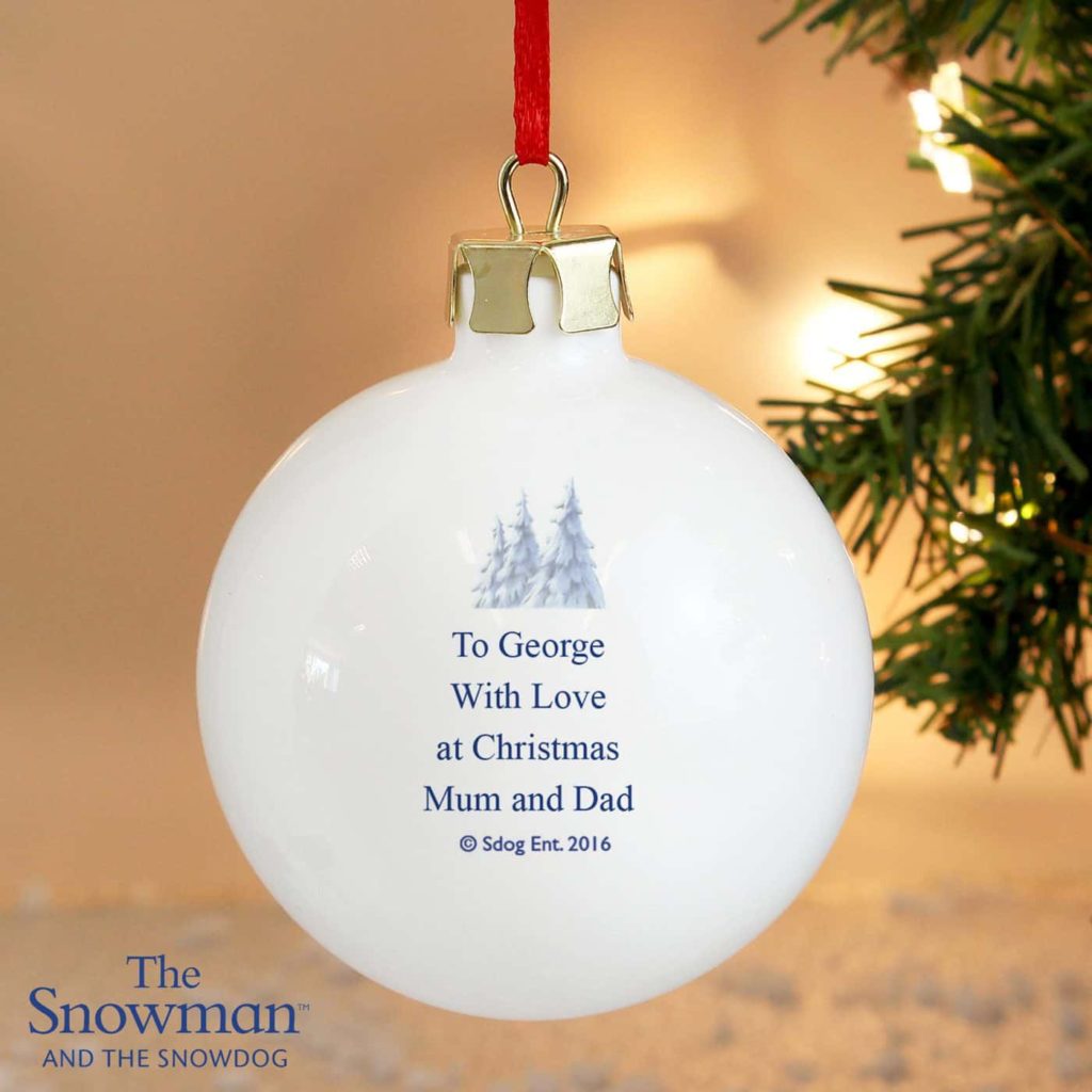 The Snowman and the Snowdog Bauble