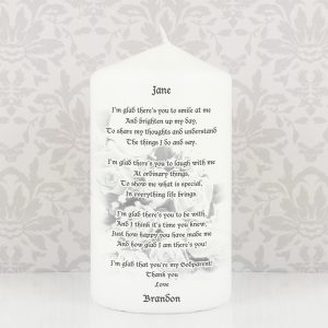 Godparent candle