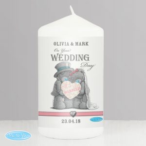 Me To You Wedding Couple Candle