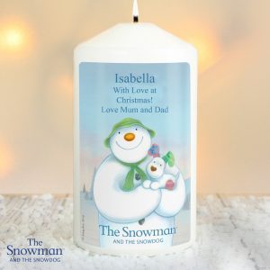 The Snowman and the Snowdog Candle