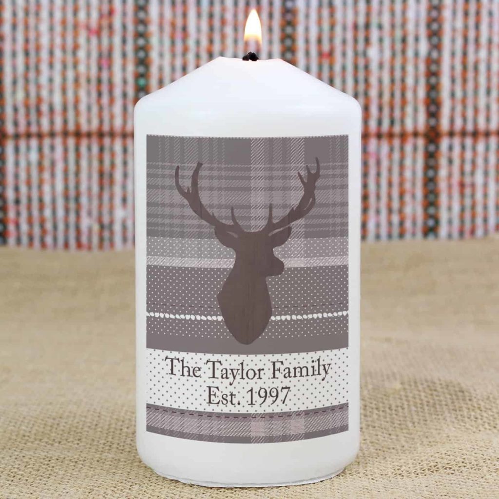 Highland Stag Candle