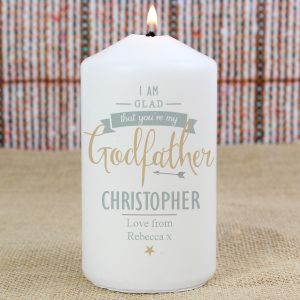 I Am Glad... Godfather Candle